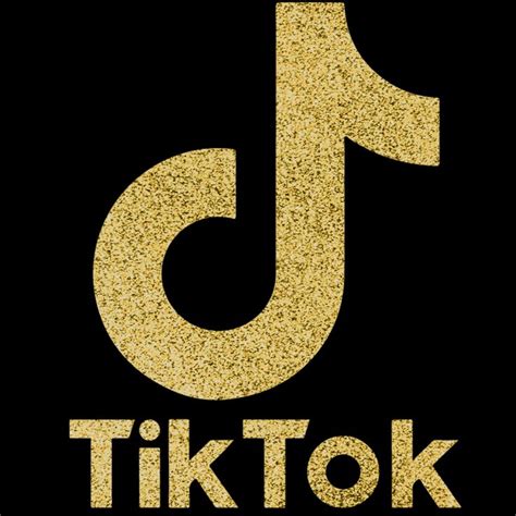 Gold Tik Tok Logo In 2021 Growth Tik Tok Tok