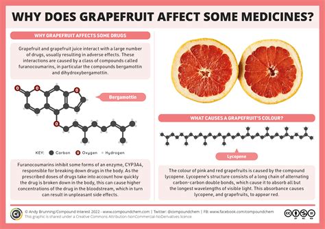 Compound Interest Why Does Grapefruit Interact With Drugs The