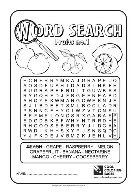 Cartoon Coloring Pages Printable Printable Word Searches Riset