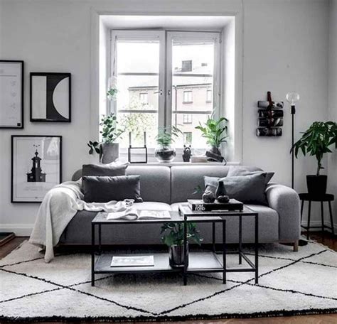 After living with all white walls at home for a year, a reflection on the lessons learned, deciding on style and and every wall in the house—with the exception of an attached porch off my office (beige) our living room: 70 Stunning Grey White Black Living Room Decor Ideas And ...