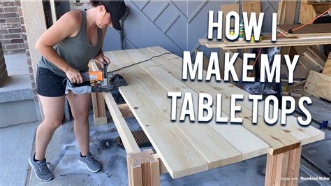 How I Glue Up My Table Tops Process For Beginners Youtube