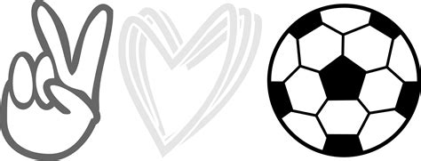 Peace Love Soccer Svg Over 800 Free Svg Files