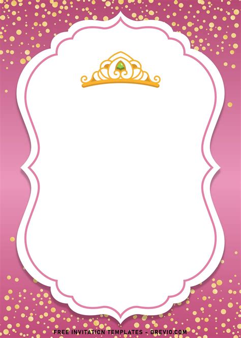 Princess Theme Birthday Princess Birthday Invitations Communion
