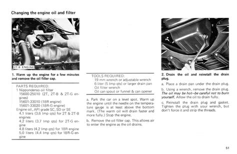 Toyota Celica Owners Manual 1976 Au Page 51 100dpi Retro Jdm