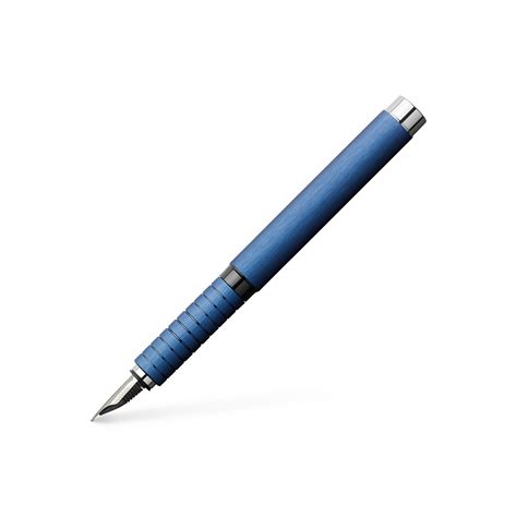 They are available in many different designs and colours. Faber Castell Essentio Aluminium Fountain Pen Blue - The ...