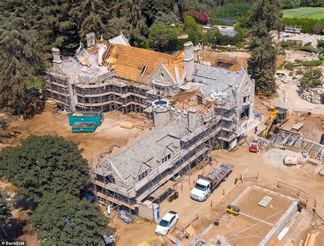 New Aerial Photos Show Renovation Of Playboy Mansion Underway Daily