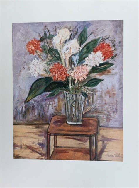 1946 Maurice Utrillo Stillleben Der Blumen Post Impressionismus Tipp