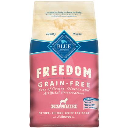 Within these product lines are specific formulas based on size and age. Blue Buffalo Freedom Small Breed Dry Dog Food - 1800PetMeds