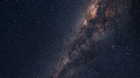 Download Wallpaper 1366x768 Starry Sky Milky Way Astronomy Galaxy