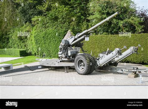 90mm Canon Anti Aircraft Gun Used In Normandy France Outside Musee