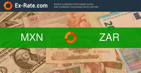 The code for the mexican peso is mxn; How much is 1000 pesos $ (MXN) to R (ZAR) according to the ...