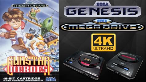 Gunstar Heroes Genesismega Drive Ultra Hd 4k60fps🔴 Longplay