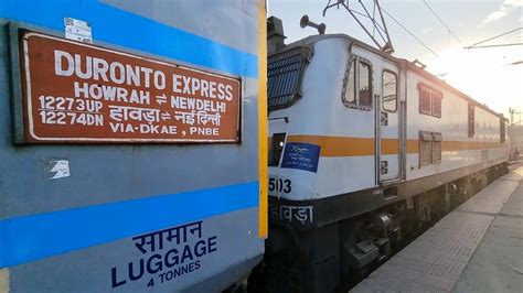 howrah to new delhi full train journey 12273 howrah new delhi duronto express indian