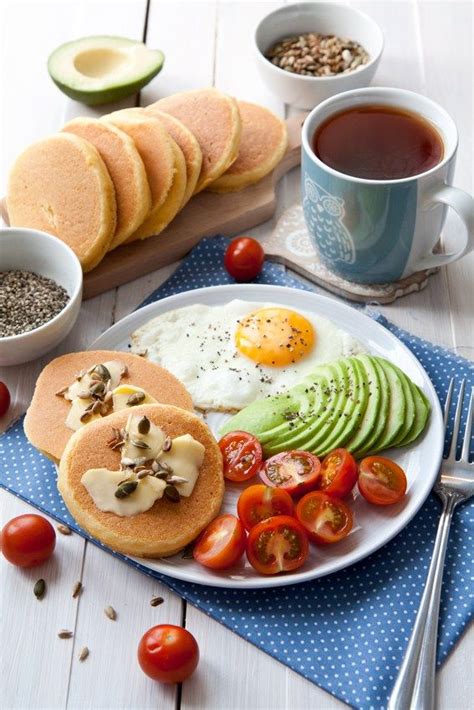 Corn Pancakes Breakfast Plate Quick Savory Pancakes Delicious With