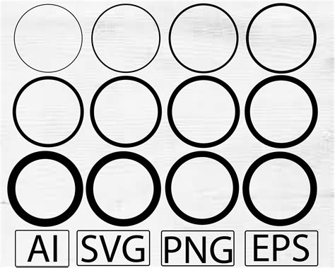 CIRCLE Edge SVG CIRCLES Monogram Svg Circle Casings Svg Etsy México