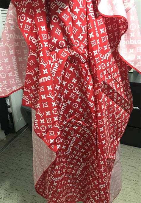 Check spelling or type a new query. Louis Vuitton X Supreme Barber Cape - Just Me and Supreme