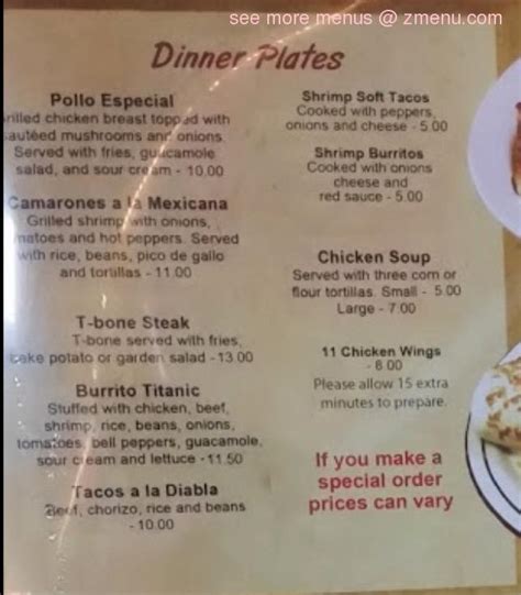 Greer st., honea path — food lion; Online Menu of Los Palenques Restaurant, Honea Path, South ...