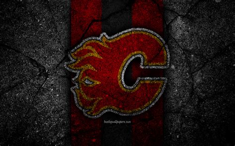 , hd calgary flames wallpapers and photos hd sports wallpapers 640×1136. 4k, Calgary Flames, Logo, Hockey Club, Nhl, Black Stone ...
