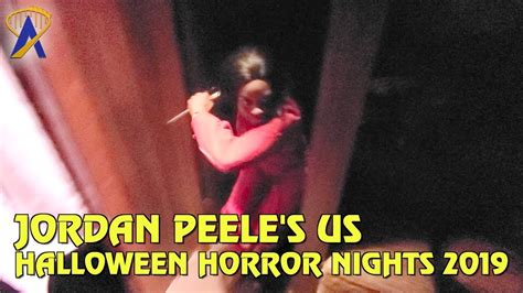 Jordan Peeles Us Maze At Halloween Horror Nights Hollywood 2019 Youtube
