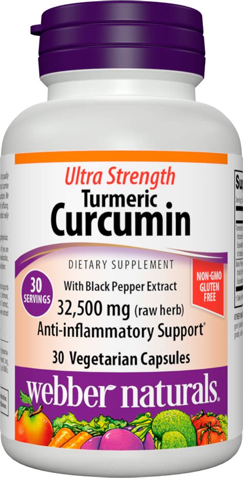 Ultra Strength Turmeric Curcumin Webber Naturals Us