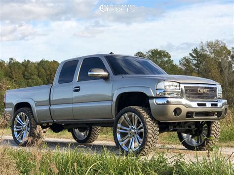 2003 Gmc Sierra 1500 With 26x10 31 Replica Wheels A04 And 37135r26
