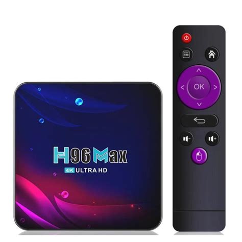 Tv Box H96max 4k Ultra Hd Android 110 Rk3318 Quad Core Wifi 24g 5g