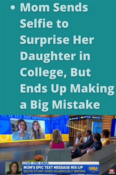 Mom Sends Selfie To Surprise Her Daughter In College But Ends Up Making A Big Mistake Epic