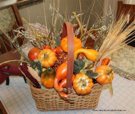 Homemade Bountiful Harvest Basket
