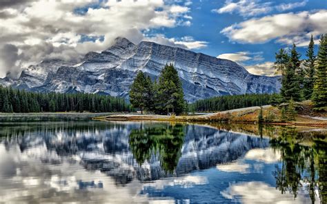 Vermillion Lakes Banff National Park Alberta Canada Mountains