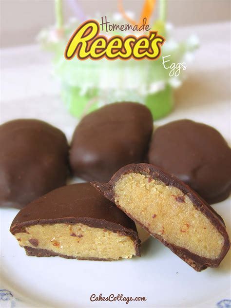 Restore your baking inspiration with this list of delicious desserts made without eggs. Homemade Reese's Eggs - Cakescottage