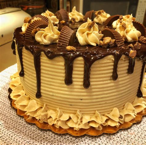 Chocolate Peanut Butter Layer Cake R Baking