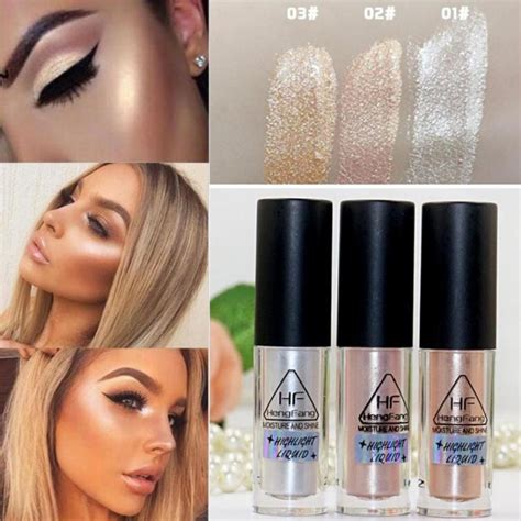 Now you know everything about how to apply highlighter on face as we have already explained how to put highlighter on each part of the face effectively to get a glamorous look. Face Glow Liquid Highlighter Make Up Gold Highligh Bronzer ...
