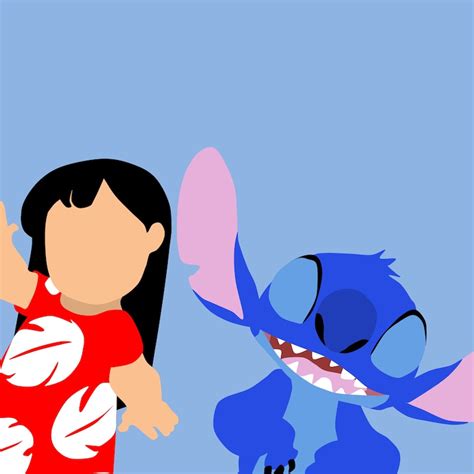 Lilo And Stitch Minimalist Poster Lilo And Stitch Lilo Etsy