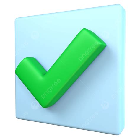 3d Rendering Icon Of Checklist With A Box 3d Business 3d Checklist