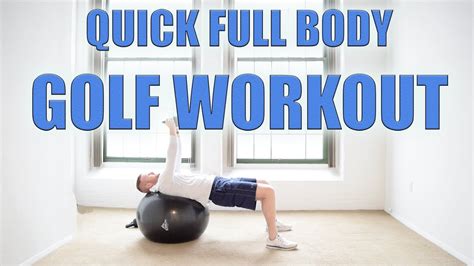 Golf Workout Full Body 25 Minute Workout Youtube