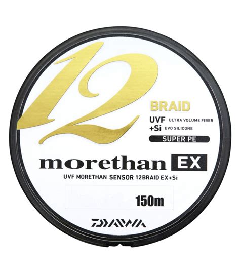 LINEA TRENZADA MORETHAN 12 BRAID EX 150 M DE DAIWA Maquieira