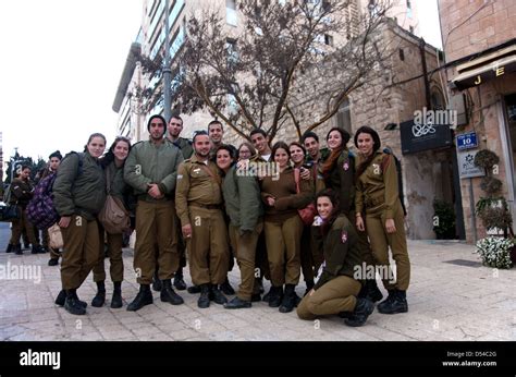 Idf Zahal Israeli Army Jerusalem Israel Middle East Stock Photo