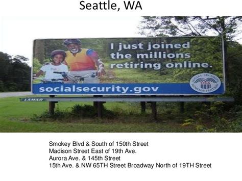 Social Security Outdoor Billboard Psa Campaign