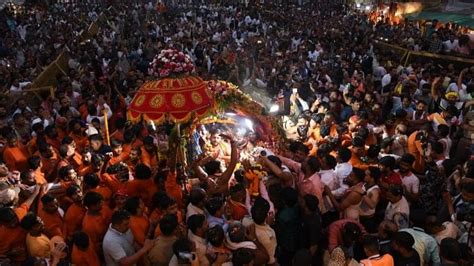 Ujjain Mahakal Sawari Euphoria In Ujjain Mahakal Set Out On A City