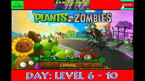 Plants Vs Zombies Play Store Game Day Time Level 6 10 Clen Plays