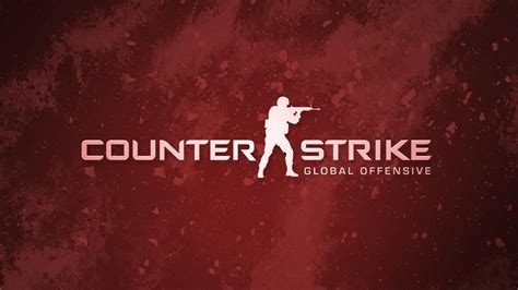 Counter Strike Global Offensive Red Logo Hd Wallpaper