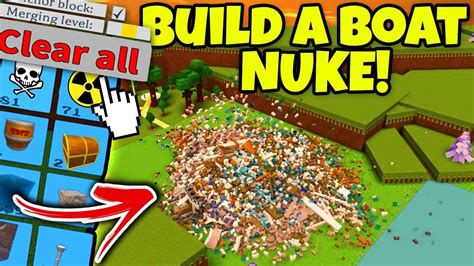 New Nuke Item In Build A Boat💥 With Znac Youtube