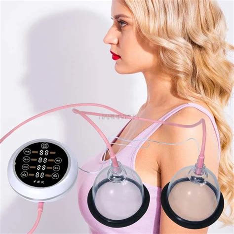 Chest Massage Instrument Breast Augmentation Lazy Wave Suction Cup Breast Kneading Massage
