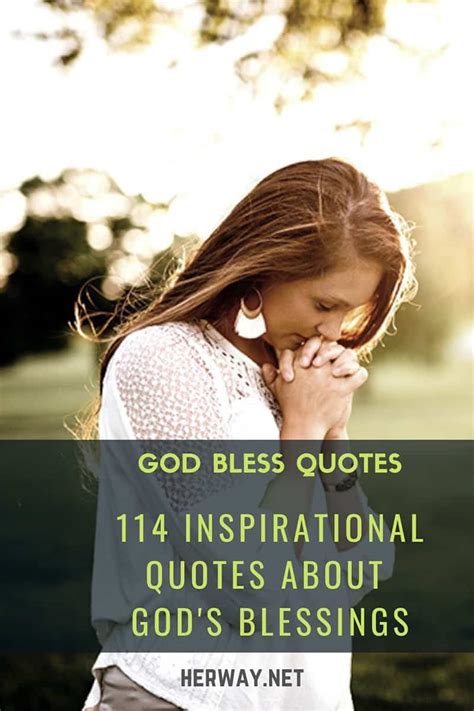 God Bless Quotes 114 Inspirational Quotes About Gods Blessings