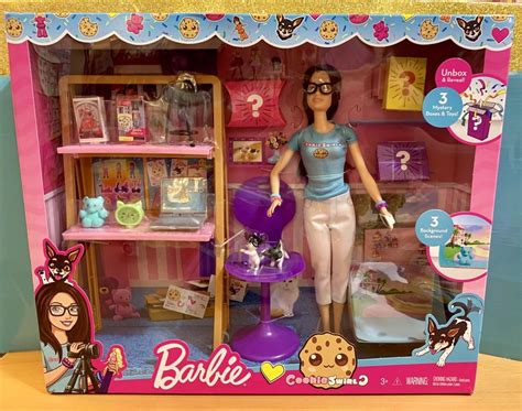 Barbie Cookie Swirl C Playset Cookieswirlc Doll 3 Surprise Boxes 20 Pieces New 2021073773