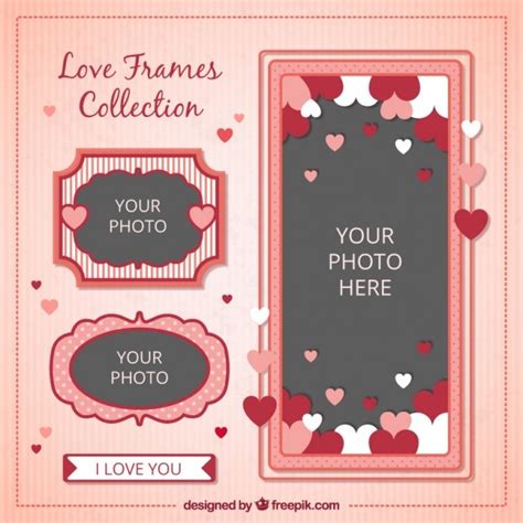 Valentines Day Frame Collection Vector Free Download