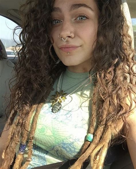 Pin By Mckenzie On Dreadlock Inspiration Hippie Hair Partial Dreads Curly Hair Care Routine