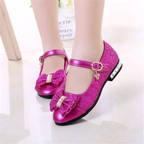 Beautiful Girls Shoes For Party Wedding Kids Shoes Glitter Princess