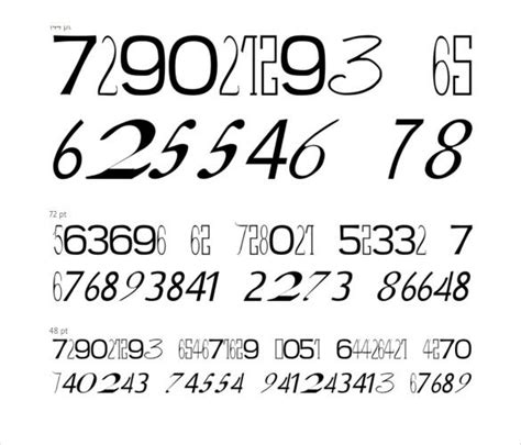 Cool Number Font 14 Free Otf Ttf Format Download Free And Premium