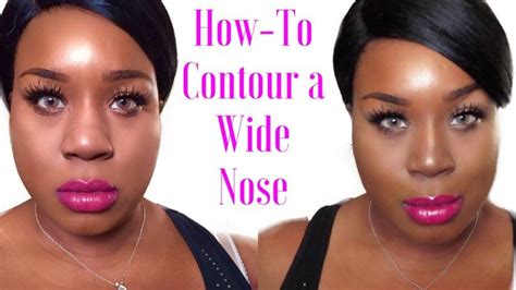 How to contour a narrow nose. How To Contour A Wide Nose ~Blackchinabear - YouTube | Nose contouring, Wide nose, Nose makeup